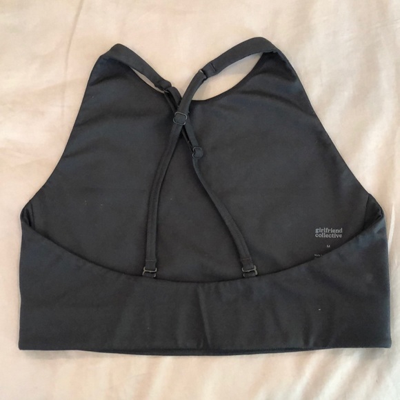 Topanga Black Bra by Girlfriend Collective M Medium - Picture 4 of 10